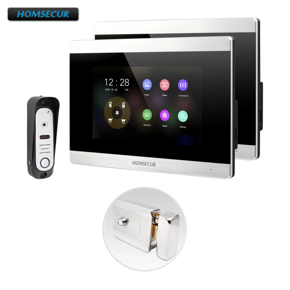 HOMSECUR 7" Video&Audio Home Intercom Electric Lock with Keys Included for Home Security BC051HD-S+BM715HD-S
HOMSECUR 7" Video&Audio Home Intercom Electric Lock with Keys Included for Home Security BC051HD-S+BM715HD-S