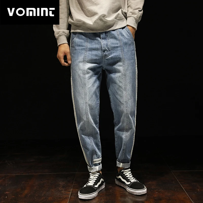 Vomint 2019 New Mens Jeans Cotton Halen Pants Splice Wash Distressed Jeans Casual Pant for Male HLK5500
Vomint 2019 New Mens Jeans Cotton Halen Pants Splice Wash Distressed Jeans Casual Pant for Male HLK5500