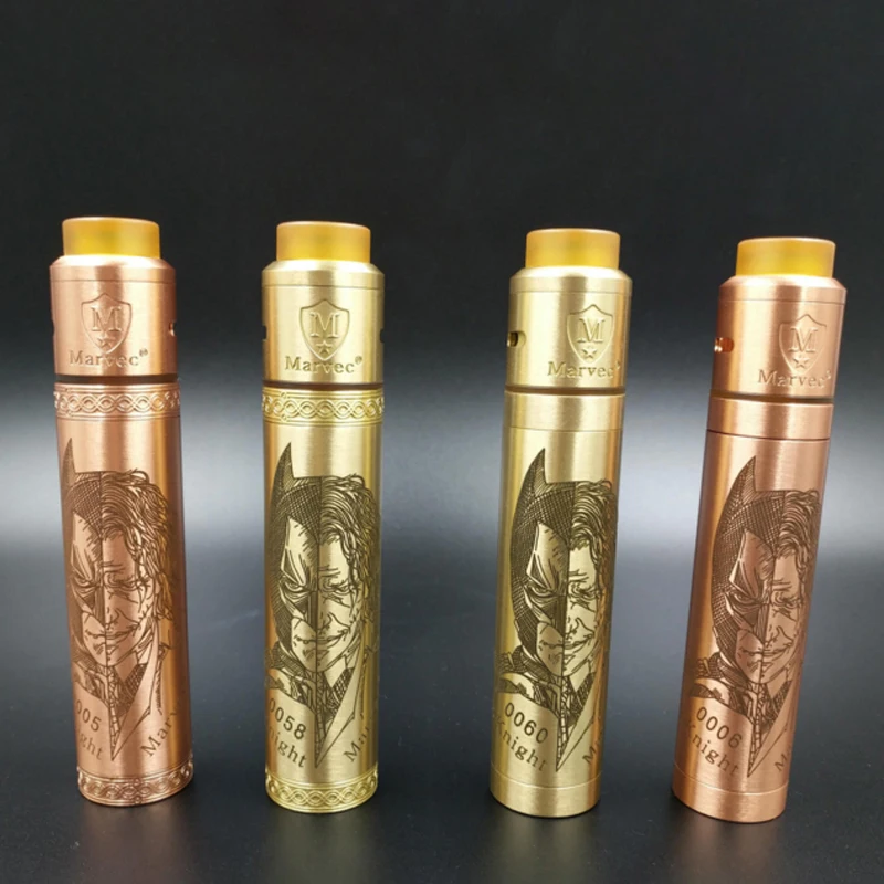 Marvec AV Dark Knight Mechanical mod kit 18650 Battery 510 Thread E cigarette Fit RDA RBA vaporizer Atomizer Vape Mech mod
Marvec AV Dark Knight Mechanical mod kit 18650 Battery 510 Thread E cigarette Fit RDA RBA vaporizer Atomizer Vape Mech mod