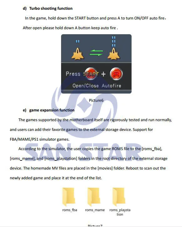 Pandora's Box6 Arcade Version user manual 11 w