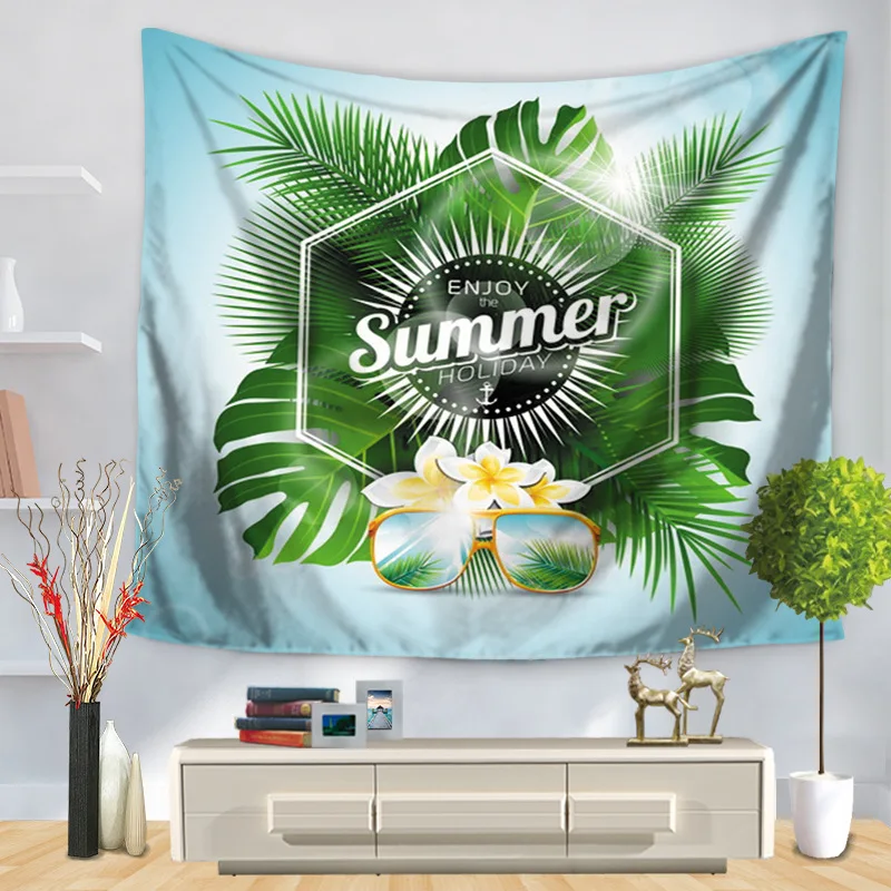 

Summer Tapestry Wall Hanging tenture murale mandalas Green Indian Tenture Murale Blanket Tapestry summer Beach Towel Tapiz pared