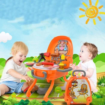 40pcs/Set Plastic BBQ Grill Game Pretend Play Toy Playset with Sound & Light Kids Educational Interactive Game Toys for Children
40pcs/Set Plastic BBQ Grill Game Pretend Play Toy Playset with Sound & Light Kids Educational Interactive Game Toys for Children