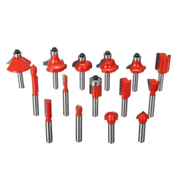 15Pcs/set Milling Cutter Machine Tools Set Router Bit for Wood Cutter Carbide Shank Mill Milling Wood Cutters Tool
15Pcs/set Milling Cutter Machine Tools Set Router Bit for Wood Cutter Carbide Shank Mill Milling Wood Cutters Tool