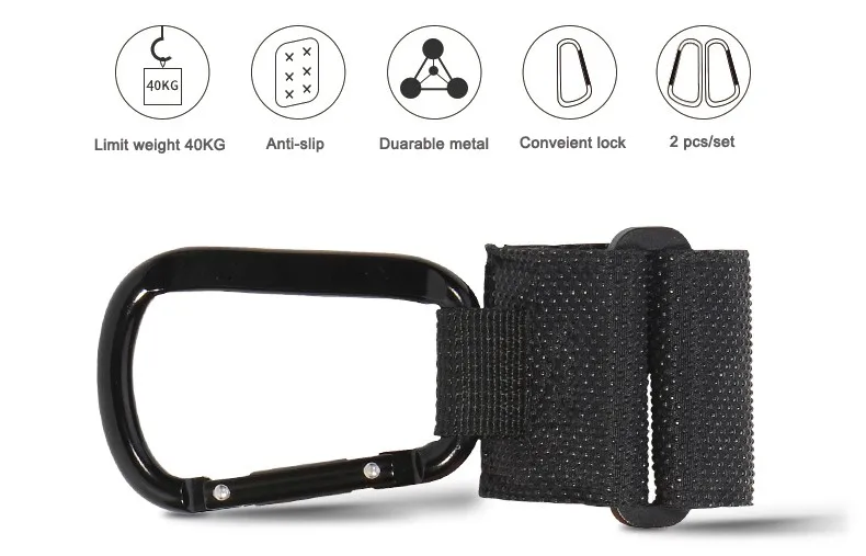 New-Stroller-Hanger-Hooks-Clips-Carabiner-Hook-for-Diaper-Bag-Hangs-on-Pushchair-Stroller-Pram-Buggy-Baby-Accessories-2-pcs-set-04