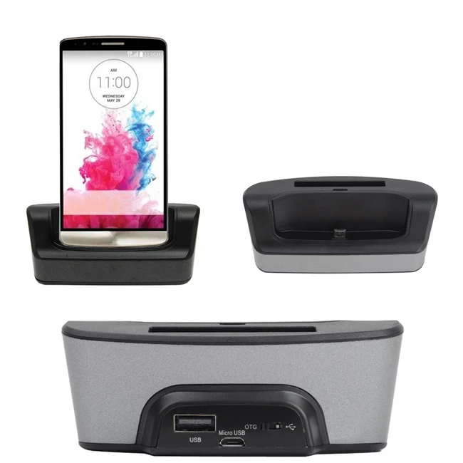 Micro USB Desktop Charging Dock Station Battery Charger Cradle Phone Holder with USB OTG Function for LG G3
Micro USB Desktop Charging Dock Station Battery Charger Cradle Phone Holder with USB OTG Function for LG G3