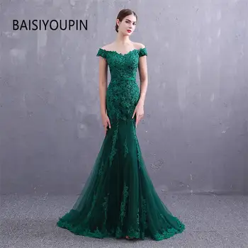 Real Photos Emerald Green Formal Dresses Small V Neck Cap Sleeves Lace Applqiue Buttons Back Tulle Mermaid Bridesmaid Dresses
Real Photos Emerald Green Formal Dresses Small V Neck Cap Sleeves Lace Applqiue Buttons Back Tulle Mermaid Bridesmaid Dresses