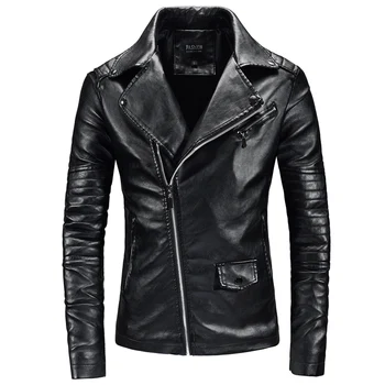 2018 Motorcycle Leather Jacket Men Casual Biker Jacket Slim Fit Zippers Male Faux Leather Jackets and Coats M-3XL
2018 Motorcycle Leather Jacket Men Casual Biker Jacket Slim Fit Zippers Male Faux Leather Jackets and Coats M-3XL