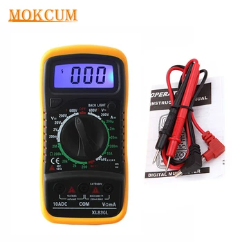 XL830L Digital Multimeter Handheld Voltmeter Ammeter AC DC Ohm Current Volt Tester Transistor Diode hFE Meter mini multimetro
XL830L Digital Multimeter Handheld Voltmeter Ammeter AC DC Ohm Current Volt Tester Transistor Diode hFE Meter mini multimetro