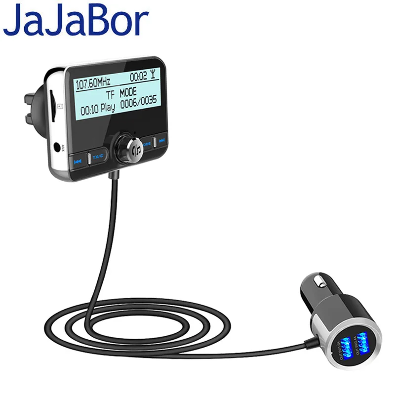 JaJaBor Car DAB Digital Radio FM Transmitter Bluetooth Handsfree Kit Digital Audio Broadcast QC3.0 Quick Charge + Air Vent Clip
JaJaBor Car DAB Digital Radio FM Transmitter Bluetooth Handsfree Kit Digital Audio Broadcast QC3.0 Quick Charge + Air Vent Clip
