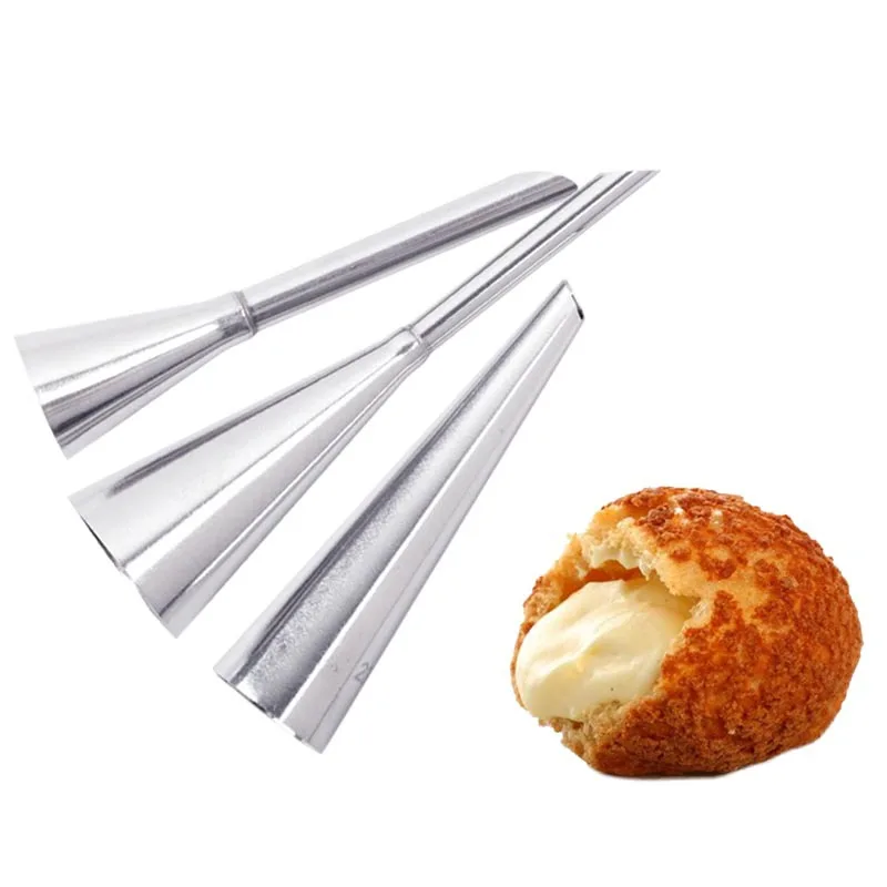 3 pcs Cake Piping Nozzles High Quality Stainless Steel Cream Puffs Decorating Baking Tool Bakeware
3 pcs Cake Piping Nozzles High Quality Stainless Steel Cream Puffs Decorating Baking Tool Bakeware