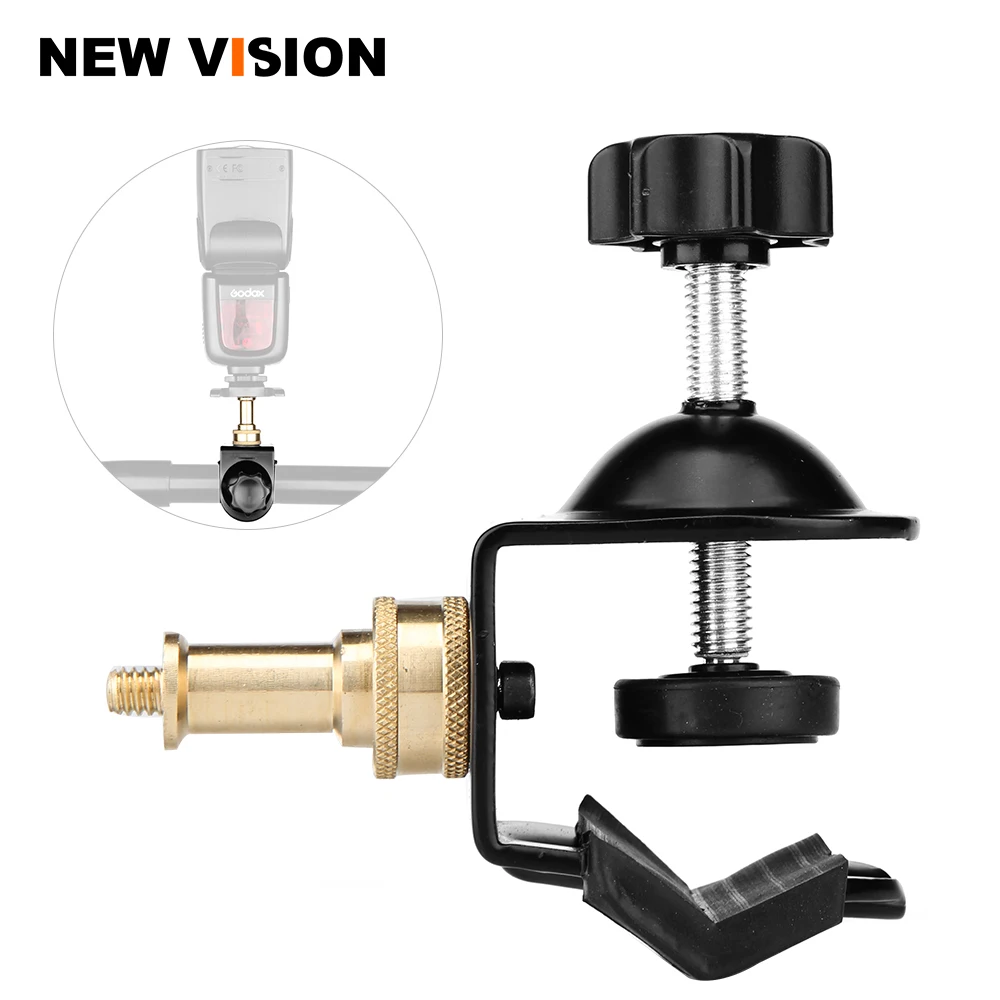 Studio Heavy Duty C Clamp U Clamp Type Bracket with Stand 1/4" Screw for Photo Lighting
Studio Heavy Duty C Clamp U Clamp Type Bracket with Stand 1/4" Screw for Photo Lighting