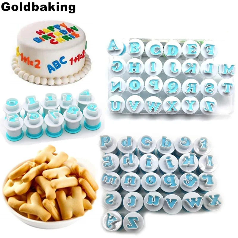 62PCS Alphabet Number Biscuit Mold Lowercase Uppercase Letter Cookie Stamp Embosser Cookie Cutter Fondant Cake Decorating Tool
62PCS Alphabet Number Biscuit Mold Lowercase Uppercase Letter Cookie Stamp Embosser Cookie Cutter Fondant Cake Decorating Tool