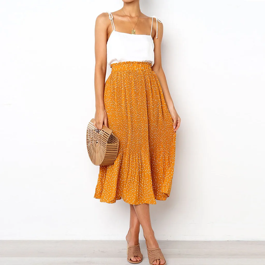 summer maxi skirt Women New Dot midi skirt Casual Retro High Waist Floral Long Skirt Print Skirt for women
summer maxi skirt Women New Dot midi skirt Casual Retro High Waist Floral Long Skirt Print Skirt for women