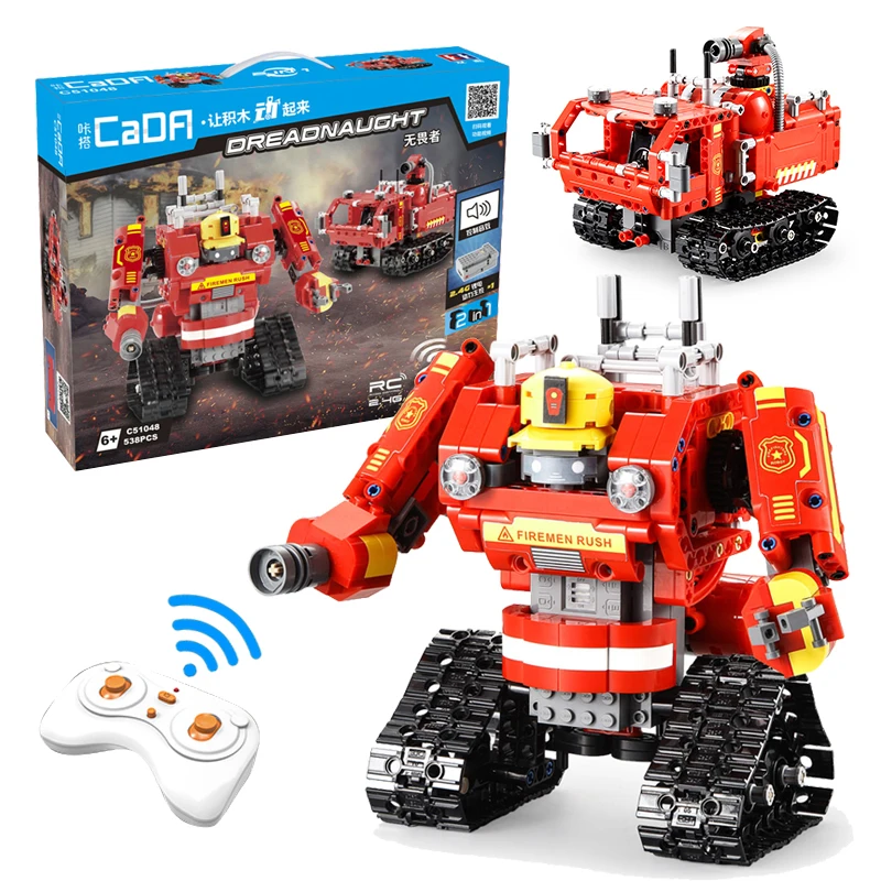 538pcs Building Blocks Remote Control RC Robot Fire Fighting Trucks Model Bricks Children Toy Compatible Legoed City Firefighter
538pcs Building Blocks Remote Control RC Robot Fire Fighting Trucks Model Bricks Children Toy Compatible Legoed City Firefighter