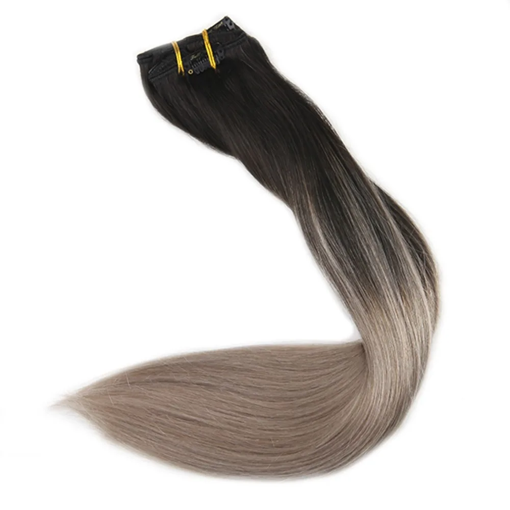 Full Shine Clip in Black Roots Color Human Hair Extensions 10 Pcs 100g Per Package Double Wefted 100% Machine Made Remy
Full Shine Clip in Black Roots Color Human Hair Extensions 10 Pcs 100g Per Package Double Wefted 100% Machine Made Remy