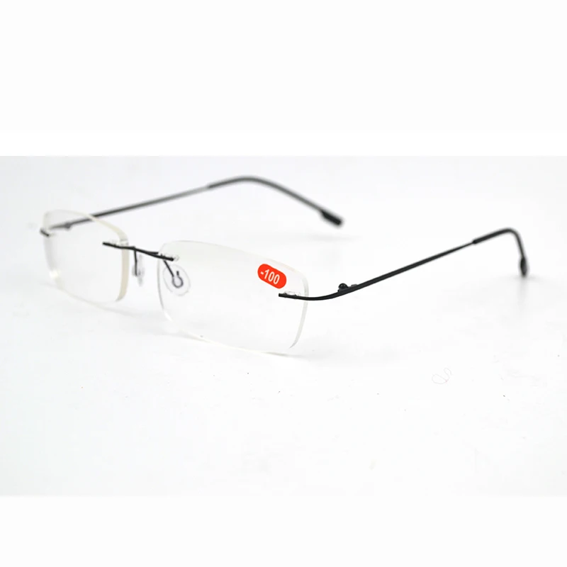 Men Pure Titanium Rimless Glasses Women Myopia Optical Eyeglasses Ultralight nearsighted shorted sighted Eyewear -1.0 to -6.0 L3
Men Pure Titanium Rimless Glasses Women Myopia Optical Eyeglasses Ultralight nearsighted shorted sighted Eyewear -1.0 to -6.0 L3