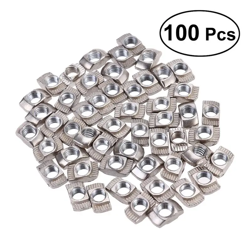 WINOMO 100Pcs/Pack European Aluminum Extrusions Slim T-Nut M5 Thread Aluminum Profile System Accessories (M5x10x6)
WINOMO 100Pcs/Pack European Aluminum Extrusions Slim T-Nut M5 Thread Aluminum Profile System Accessories (M5x10x6)