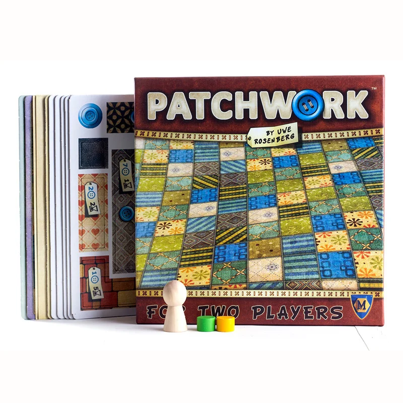 Hotsale Patchwork Board Game For Two Players Funny Party Games Paper Cards Chinese/English Version Free Shipping
Hotsale Patchwork Board Game For Two Players Funny Party Games Paper Cards Chinese/English Version Free Shipping