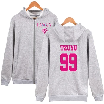 Twice Fancy Hoodies Sweatshirts Printing Harajuku Kawaii Casual Women/Men Clothes 2019 Popular K-pops Zipper Hoodie Plus Size
Twice Fancy Hoodies Sweatshirts Printing Harajuku Kawaii Casual Women/Men Clothes 2019 Popular K-pops Zipper Hoodie Plus Size