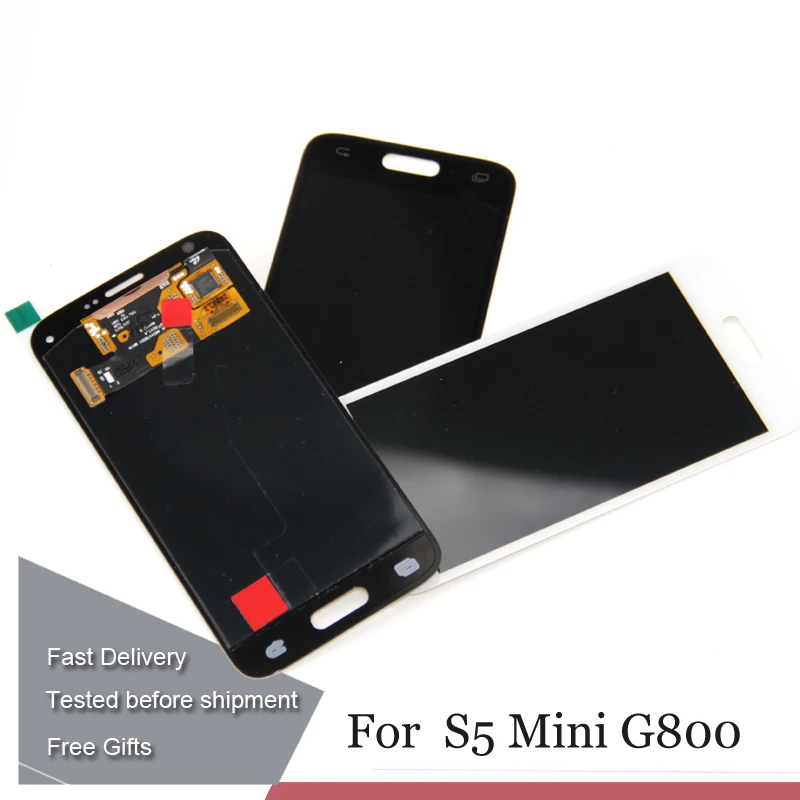 Новый ЖК-дисплей для Samsung Galaxy S5 Mini G800 G800F G800H Super AMOLED сенсорный дигитайзер экран в