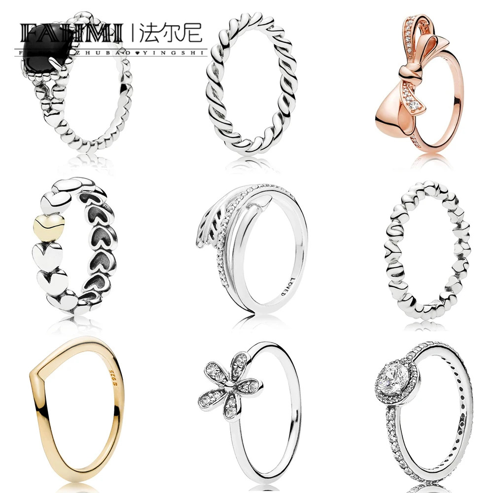 FAHMI 100% 925 Sterling Silver 1:1 Elegance Dazzling Daisy Ring Rose Bow TWISTED ROPE RING CHAIN OF HEARTS Sparkling Arrow Ring
FAHMI 100% 925 Sterling Silver 1:1 Elegance Dazzling Daisy Ring Rose Bow TWISTED ROPE RING CHAIN OF HEARTS Sparkling Arrow Ring
