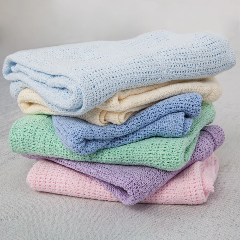 Hollow Out Blanket Baby Blanket Newborn Swaddle Wrap Infant Toddler Breathable Wind Cover 70*90Cm Candy Color Sleeping Bedding
Hollow Out Blanket Baby Blanket Newborn Swaddle Wrap Infant Toddler Breathable Wind Cover 70*90Cm Candy Color Sleeping Bedding