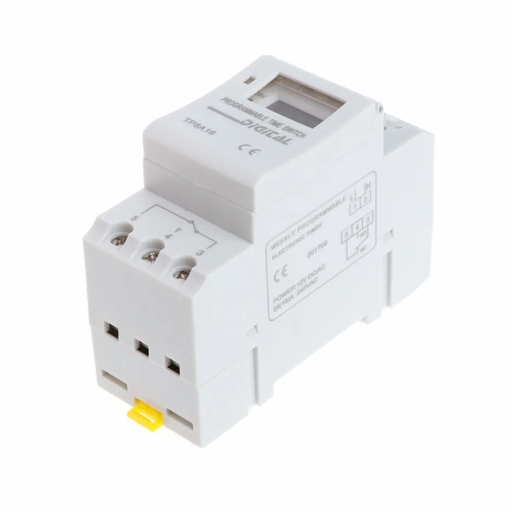 12V 16A Digital LCD 7-Day Programmable Timer Time Relay Switch Time Switches 2019 New 
12V 16A Digital LCD 7-Day Programmable Timer Time Relay Switch Time Switches 2019 New