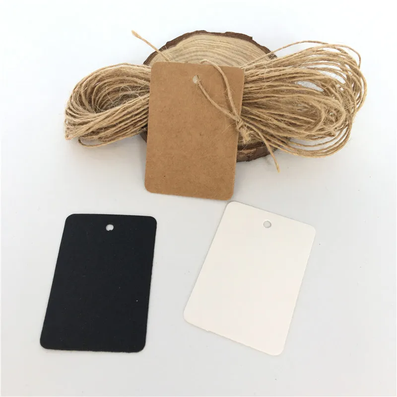 100pcs/lot White Black Brown Kraft Paper Tags DIY Food Label Luggage Wedding Note Blank Price Hang Tag Gift Card 3.5*5cm
100pcs/lot White Black Brown Kraft Paper Tags DIY Food Label Luggage Wedding Note Blank Price Hang Tag Gift Card 3.5*5cm