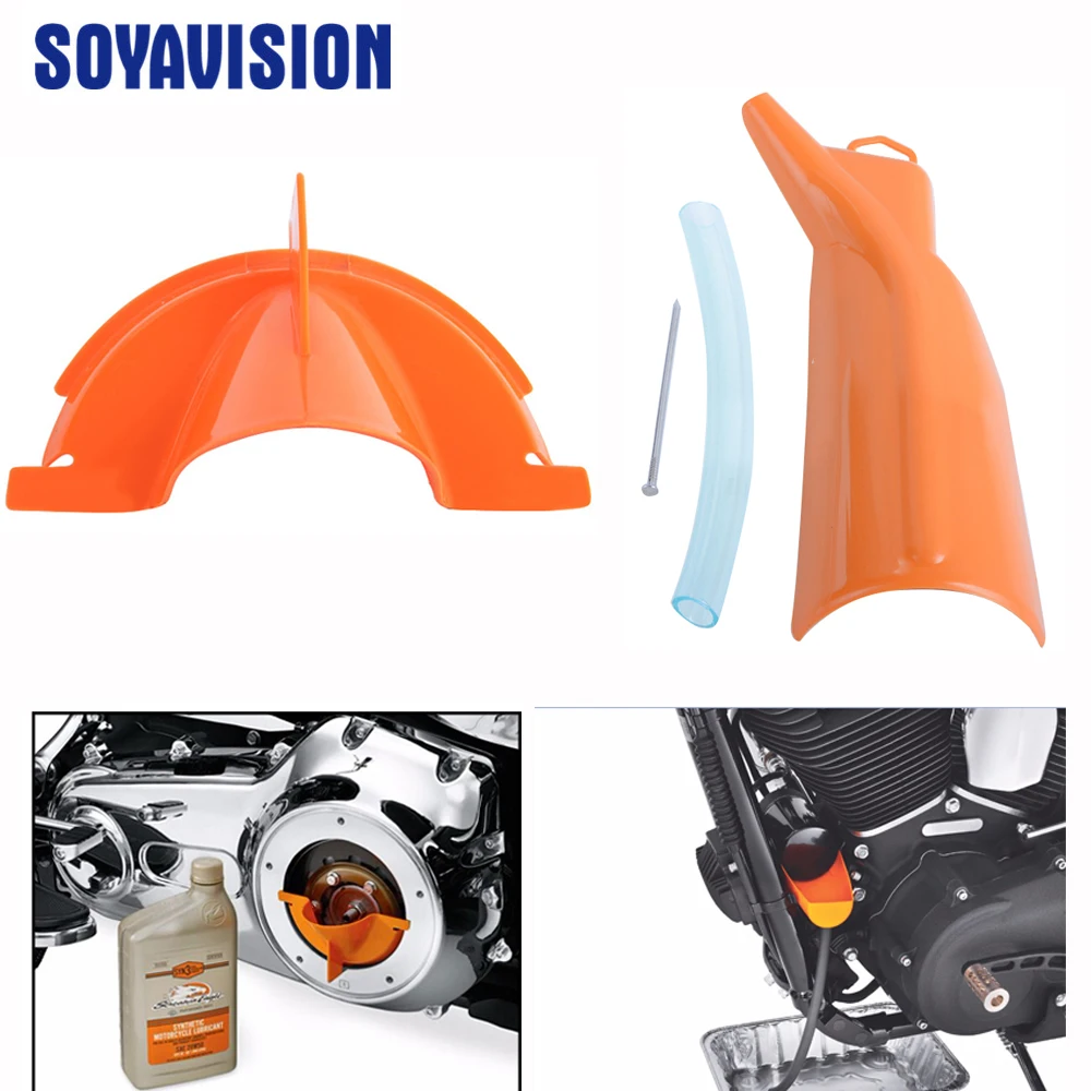 Motorcycle Primary Case Cover Oil Fill Funnel Orange Plastic For Touring Dyna + Oil Catcher Drain Oil Funnel Motor
Motorcycle Primary Case Cover Oil Fill Funnel Orange Plastic For Touring Dyna + Oil Catcher Drain Oil Funnel Motor