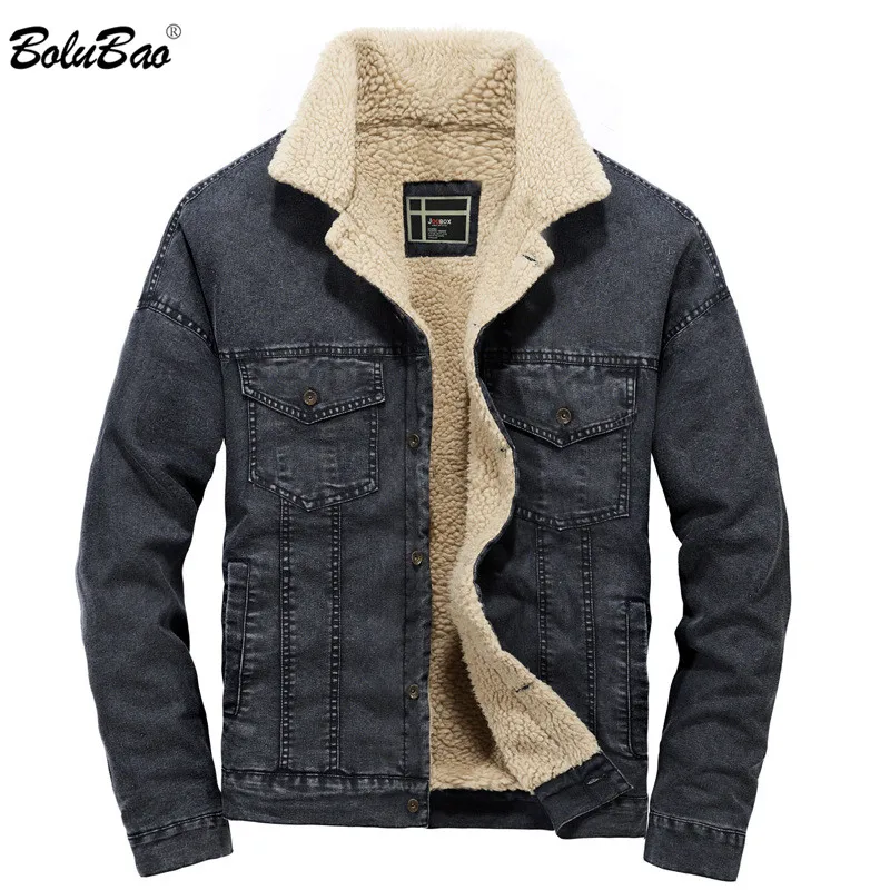 BOLUBAO Men Denim Jacket Coats Brand Cothing Winter Jacket Fashion Men's Jacket Thicken Turndown Warm Coat
BOLUBAO Men Denim Jacket Coats Brand Cothing Winter Jacket Fashion Men's Jacket Thicken Turndown Warm Coat