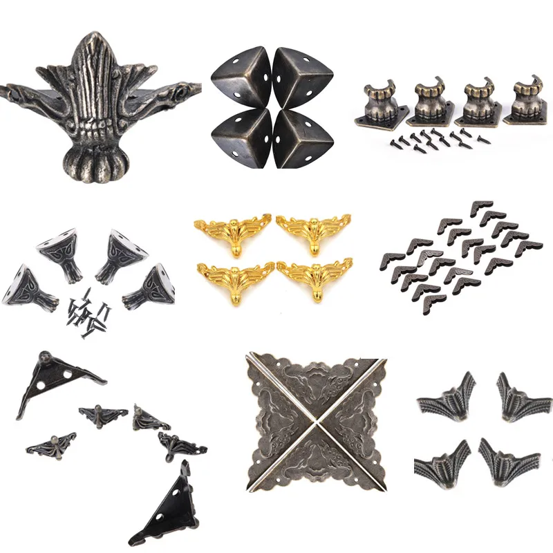 Wholesale 4 Pcs/lot Antique Brass Jewelry Gift Box Wood Case Decorative Feet Leg Corner Protector DIY Craft top Quality 
Wholesale 4 Pcs/lot Antique Brass Jewelry Gift Box Wood Case Decorative Feet Leg Corner Protector DIY Craft top Quality