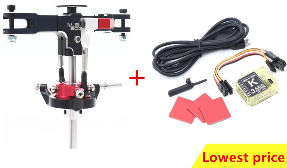 ALZRC 450 465 Helicopter Parts Accessories 3Axis Gyro KBAR K8 Flybarless Stabilization System And Main Rotor Head Set
ALZRC 450 465 Helicopter Parts Accessories 3Axis Gyro KBAR K8 Flybarless Stabilization System And Main Rotor Head Set