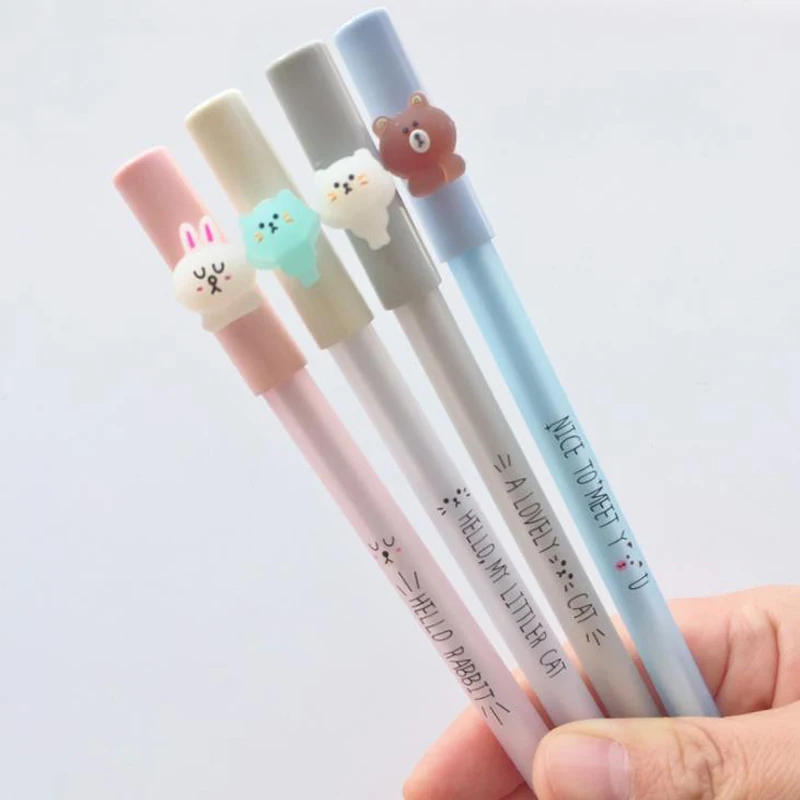 4 Pcs/set Cute Silicone Animal Cat Rabbit Bear Erasable Gel Pens Signature Pens School Office Student Stationery Blue Ink 0.5mm
4 Pcs/set Cute Silicone Animal Cat Rabbit Bear Erasable Gel Pens Signature Pens School Office Student Stationery Blue Ink 0.5mm