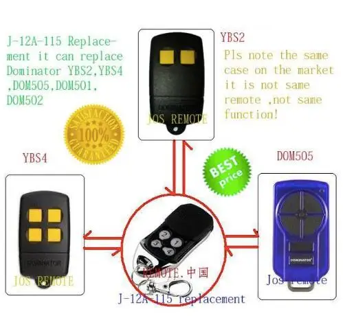 Dominator remote opener radio control, replace dominator 433.92mHZ remote DHL free shipping
Dominator remote opener radio control, replace dominator 433.92mHZ remote DHL free shipping