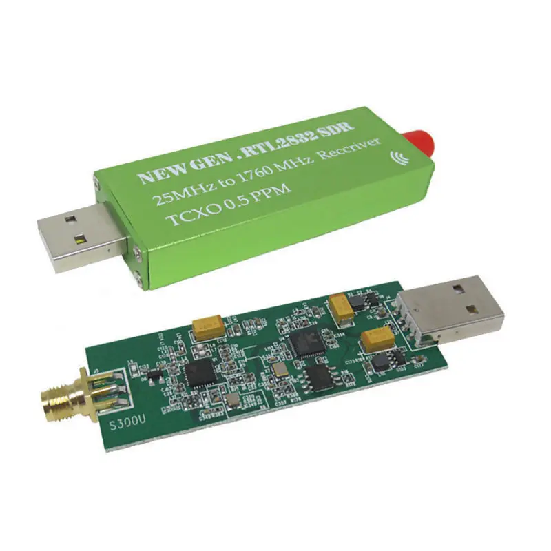 25MHz - 1760MHz software radio Receiver SDR AM NFM FM DSB USB RTL2832U+R828
25MHz - 1760MHz software radio Receiver SDR AM NFM FM DSB USB RTL2832U+R828
