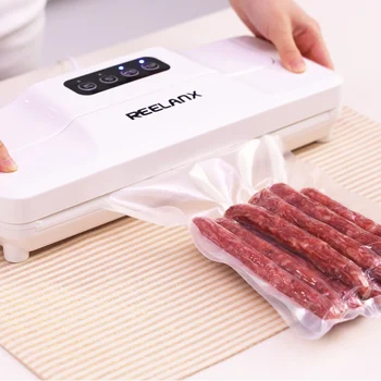 Household Automatic Vacuum Sealer Fresh Food Saver Vacuum Packaging Sealing Machine with Suction Pipe Vacuum Bags for Kitchen
Household Automatic Vacuum Sealer Fresh Food Saver Vacuum Packaging Sealing Machine with Suction Pipe Vacuum Bags for Kitchen