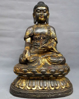 wholesale factory 22" Bronze gild sculpture China carved buddhism pagoda buddha copper Statue
wholesale factory 22" Bronze gild sculpture China carved buddhism pagoda buddha copper Statue