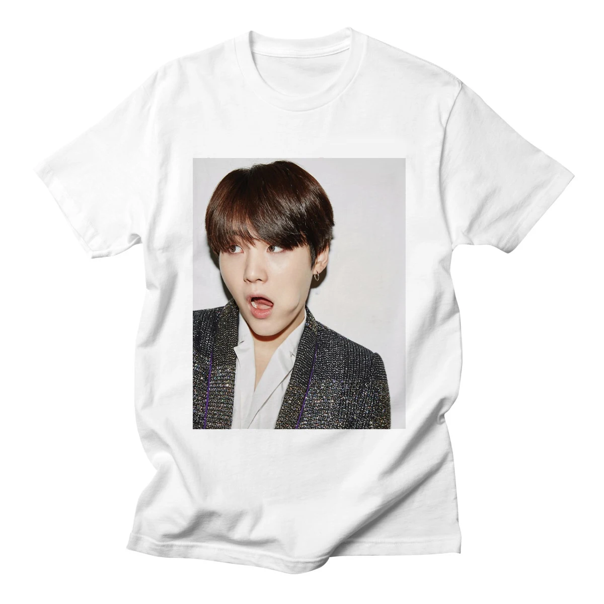 BTS Kpop Bangtan Boys Short Sleeve T Shirts Korean SUGA Funny Cotton Rock K-pop Clothes Shirts Women 2018
BTS Kpop Bangtan Boys Short Sleeve T Shirts Korean SUGA Funny Cotton Rock K-pop Clothes Shirts Women 2018