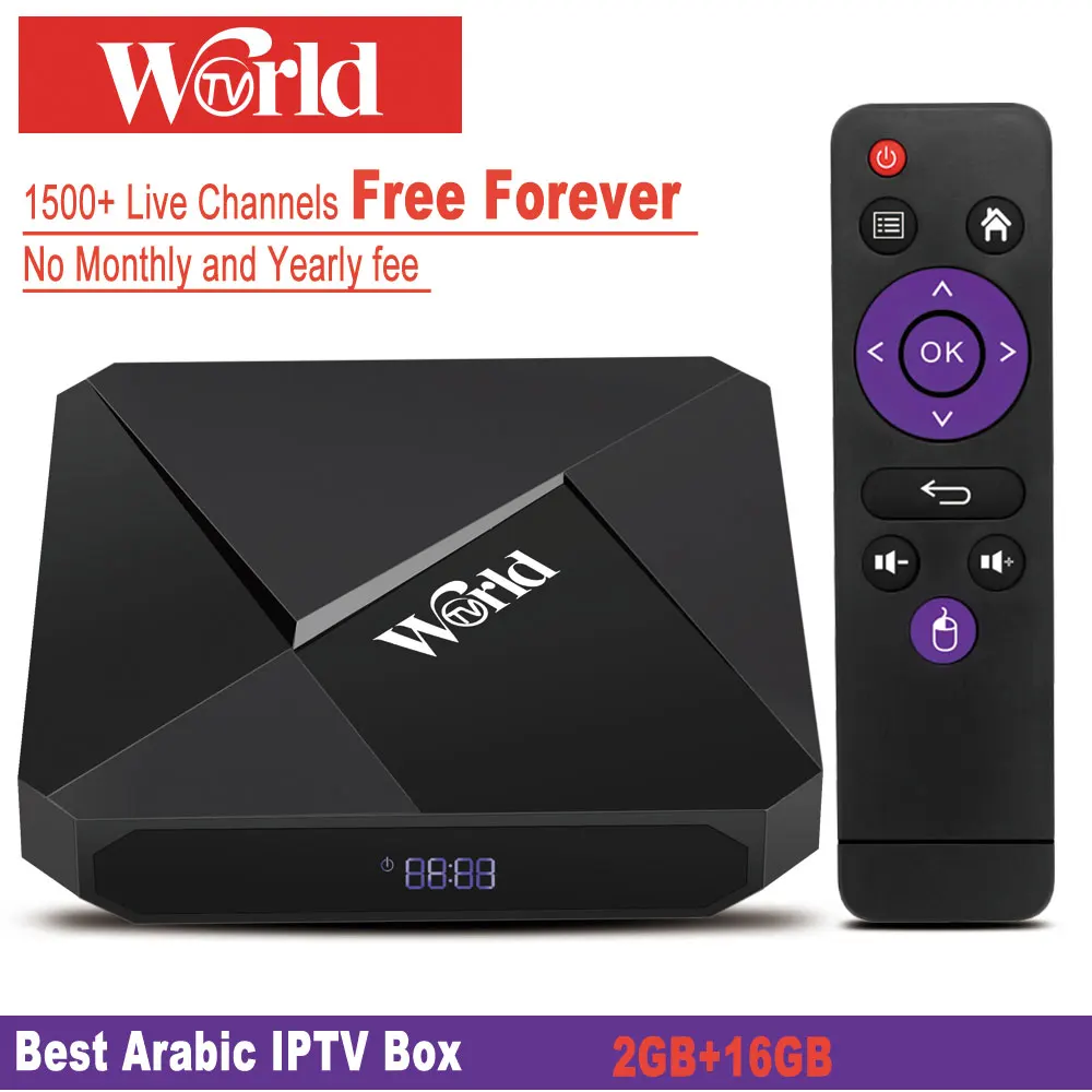 Android IPTV Box Live Channels One time Payment Lifetime Free Best IPTV Box Arabic Asia Europe N&S America 1400+ Channels
Android IPTV Box Live Channels One time Payment Lifetime Free Best IPTV Box Arabic Asia Europe N&S America 1400+ Channels