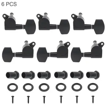 6pcs Black Guitar Tuning Pegs Tuner 3R+3L Square Head All Closed Machine Head for 40 / 41 Inch Acoustic Folk Guitar Accessories
6pcs Black Guitar Tuning Pegs Tuner 3R+3L Square Head All Closed Machine Head for 40 / 41 Inch Acoustic Folk Guitar Accessories