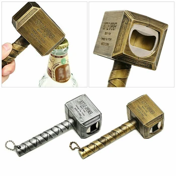 Hot Silver Bronze Beer Bottle Openers Multifunction Hammer Of Thor Shaped Beer Bottle Opener With Long Handle Bottler Opener
Hot Silver Bronze Beer Bottle Openers Multifunction Hammer Of Thor Shaped Beer Bottle Opener With Long Handle Bottler Opener