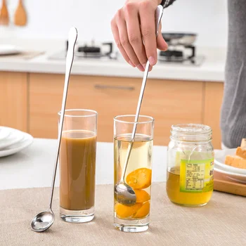 New Stainless Steel long handled spoon for coffee tea Ice Cream Dessert Kitchen Tableware cooking tools tablespoon
New Stainless Steel long handled spoon for coffee tea Ice Cream Dessert Kitchen Tableware cooking tools tablespoon