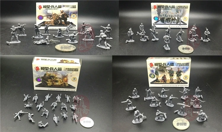 super mini pvc figure model toy 1:72 Sandpan Soldiers World War II German Infantry/Tank Force/ 4box/set
super mini pvc figure model toy 1:72 Sandpan Soldiers World War II German Infantry/Tank Force/ 4box/set