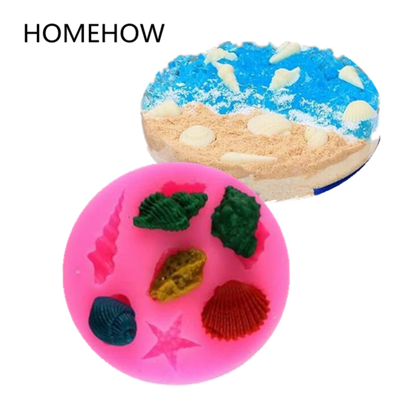 1PC/Lot 3D Silicone Mold Marine organism Mini Shell Conch Starfish Shape 7 Grids Cake Silicone Mold Fondant Baking Tools
1PC/Lot 3D Silicone Mold Marine organism Mini Shell Conch Starfish Shape 7 Grids Cake Silicone Mold Fondant Baking Tools