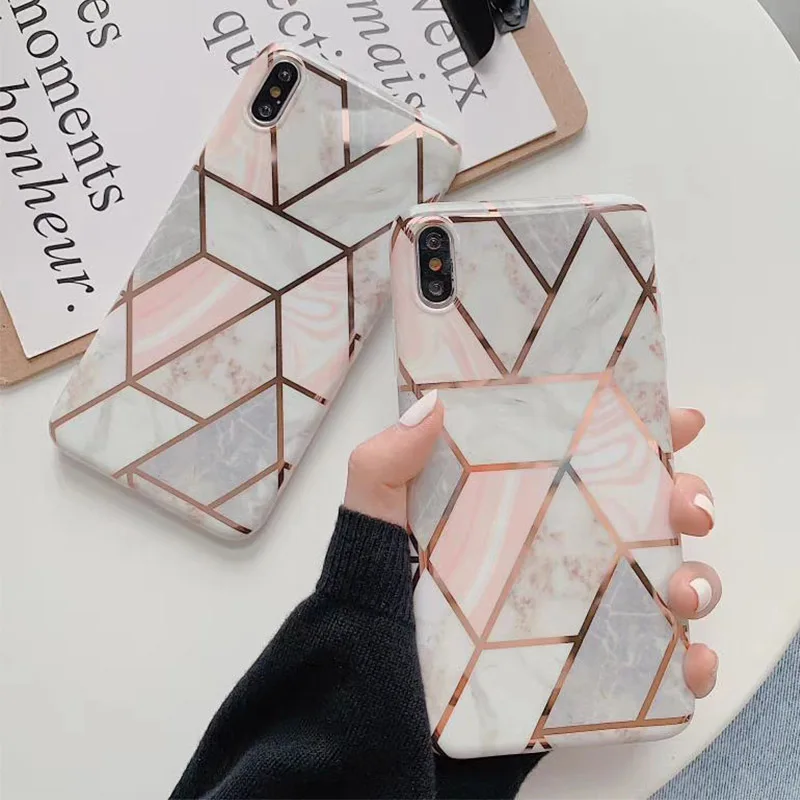 Luxury Plating Marble Phone Case For iphone X Case For iphone 6S 6 7 8 Plus Funny Geometry Splice Pattern Cases Retro Cover
Luxury Plating Marble Phone Case For iphone X Case For iphone 6S 6 7 8 Plus Funny Geometry Splice Pattern Cases Retro Cover