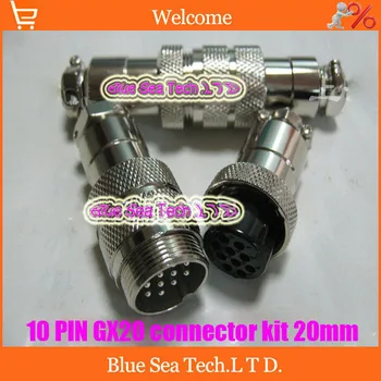 10 Pin 20mm Male & Female Butt joint Connector kit GX20 Socket+Plug,RS765 Aviation plug interface,circular connector
10 Pin 20mm Male & Female Butt joint Connector kit GX20 Socket+Plug,RS765 Aviation plug interface,circular connector