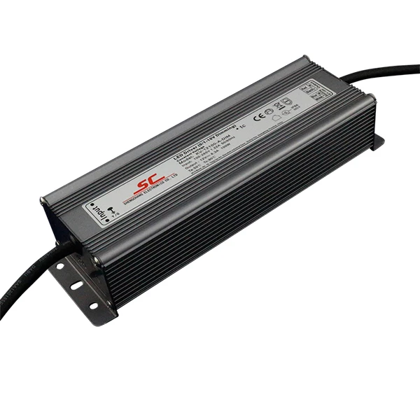 

12V 120W triac constant voltage dimmable LED driver power;AC90-130V or AC180-250V input;led power supply 12v 24v,waterproof IP66