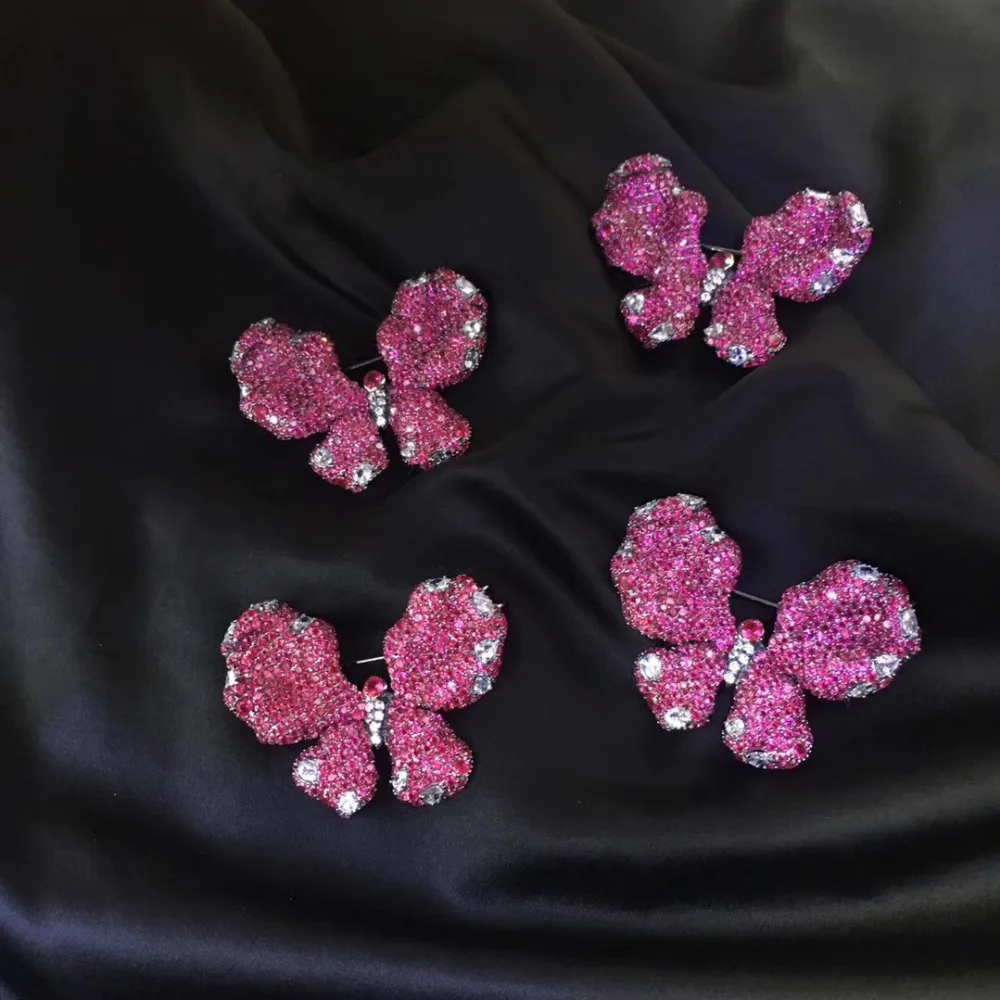 vivid color butterfly brooch pins & pendant double use rose red color insect pave stone fine women jewelry free shipping smart
vivid color butterfly brooch pins & pendant double use rose red color insect pave stone fine women jewelry free shipping smart