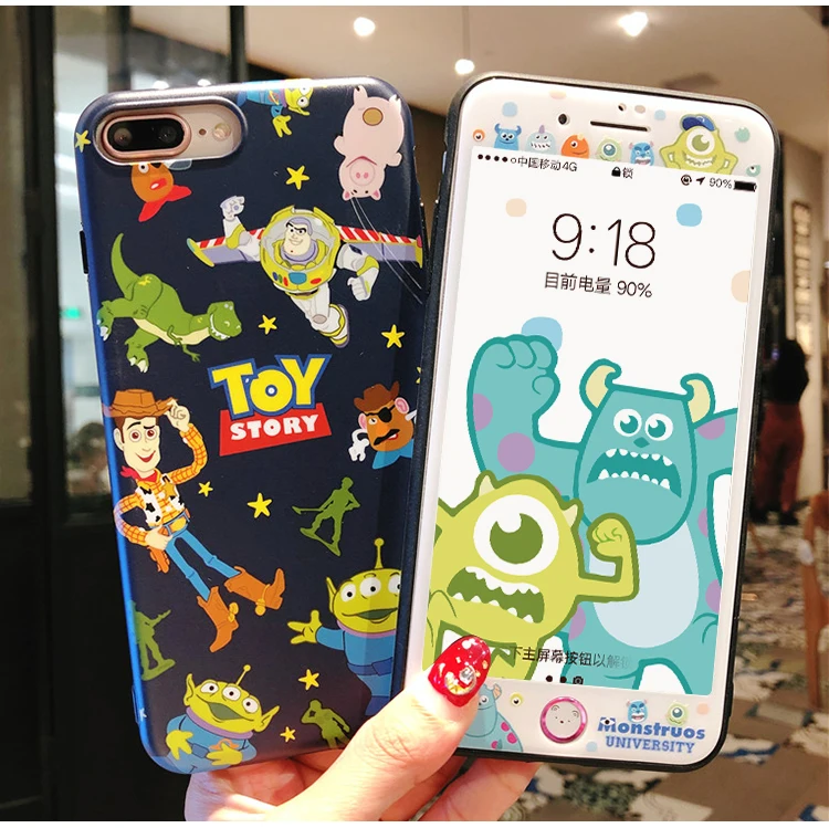 For iPhone 8plus Toy Story Alien Cover case +Tempered Glass Screen Flim for iPhone X 6 6S 6SPlus 7 8 7Plus Cute soft Shell cover
For iPhone 8plus Toy Story Alien Cover case +Tempered Glass Screen Flim for iPhone X 6 6S 6SPlus 7 8 7Plus Cute soft Shell cover