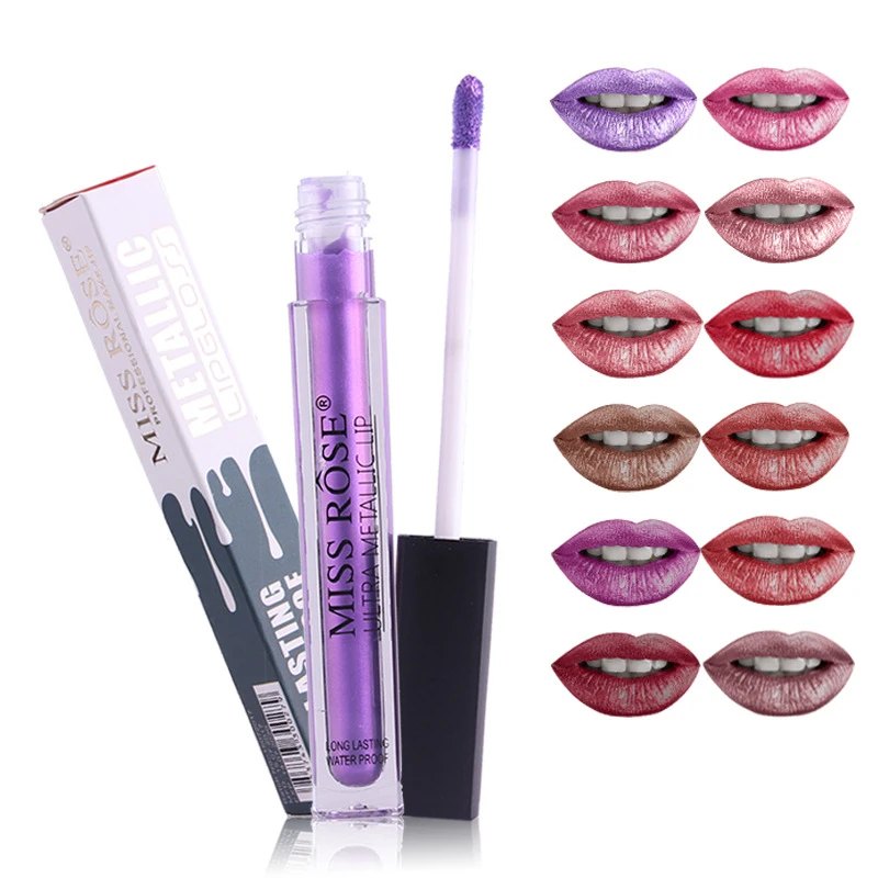 Manooby Brand 12 Colors Metallic Liquid Lipstick Make Up Lipgloss Lip Tint Long Tube Matte Pigment Lip Gloss Cosmetics
Manooby Brand 12 Colors Metallic Liquid Lipstick Make Up Lipgloss Lip Tint Long Tube Matte Pigment Lip Gloss Cosmetics